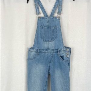 Blank Paige distressed overalls